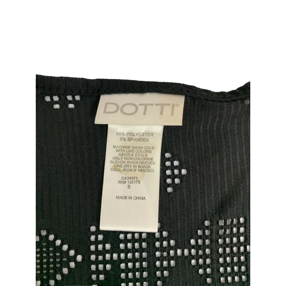Dotti Women's Black Bathing Suit Cover Up